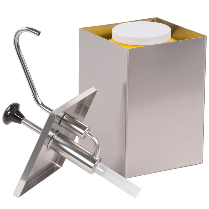 Restaurant/Hotel Stainless steel kitchen equipment ketchup dispenser pump sauce condiment dispenser