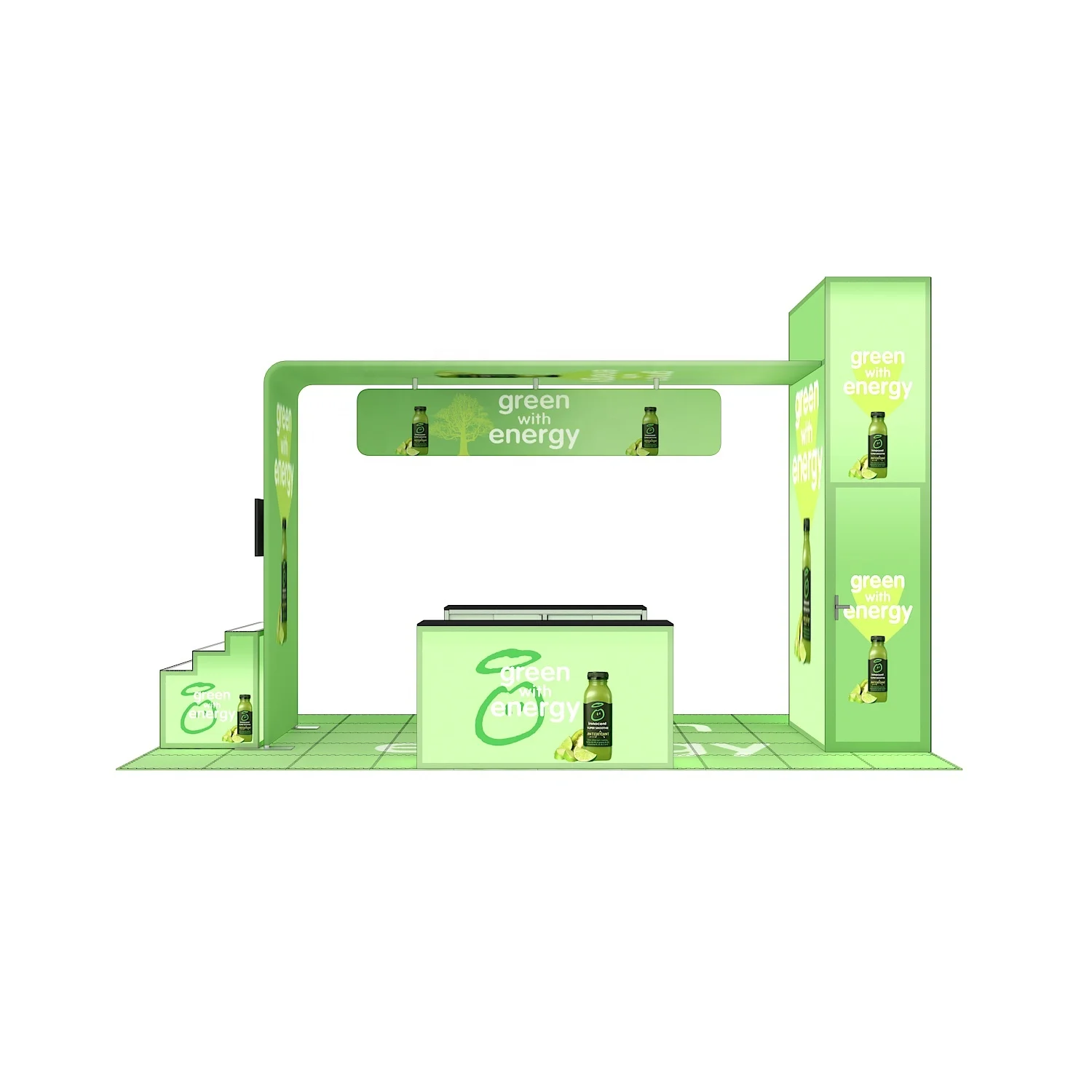 10x20ft Fashion Design Modular Advertising Promotion Aluminum SEG Frame Custom Portable Lightbox Exhibition Trade Show Booth