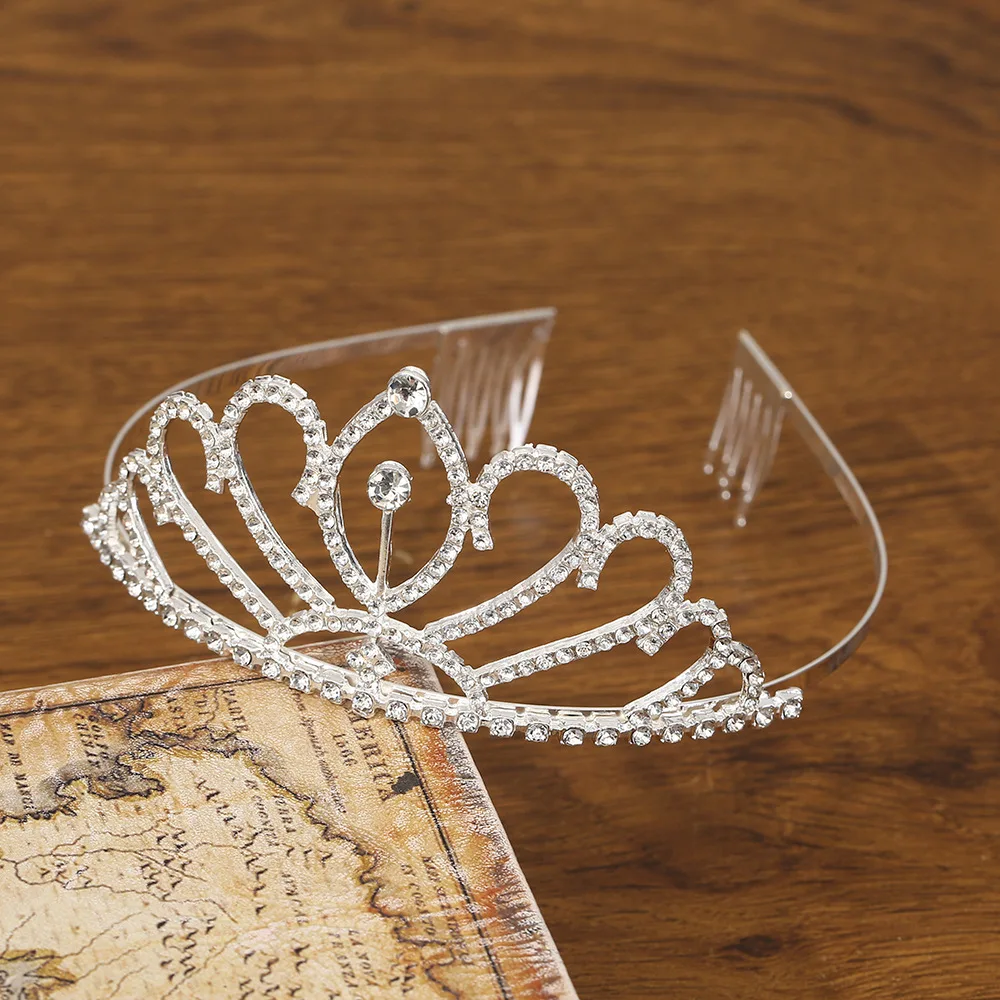 bridal crown head wear princess alloy hair accessories party birthday wedding crown