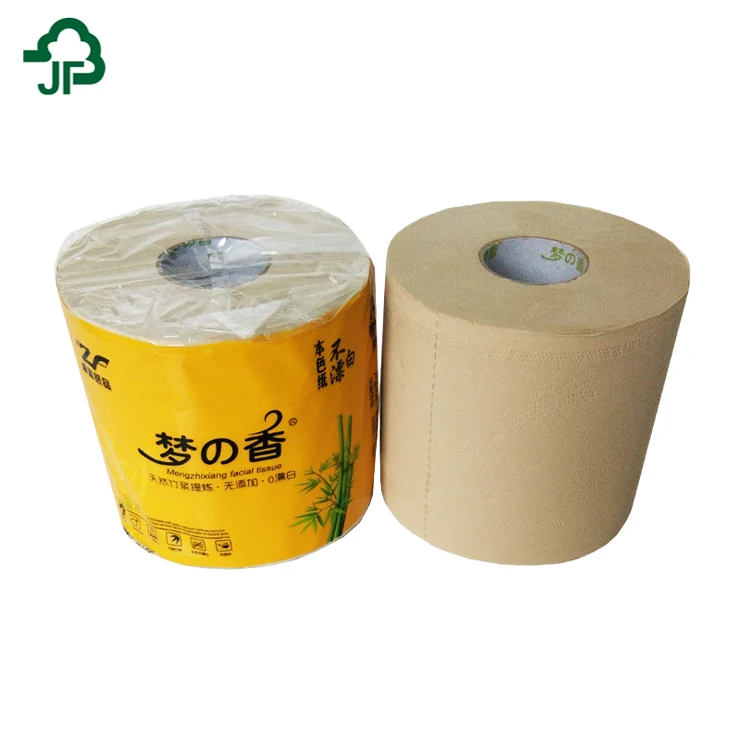 Standard Size 100% Bamboo Pulp 2 Ply High Quality Toilet Tissue Paper Small Roll