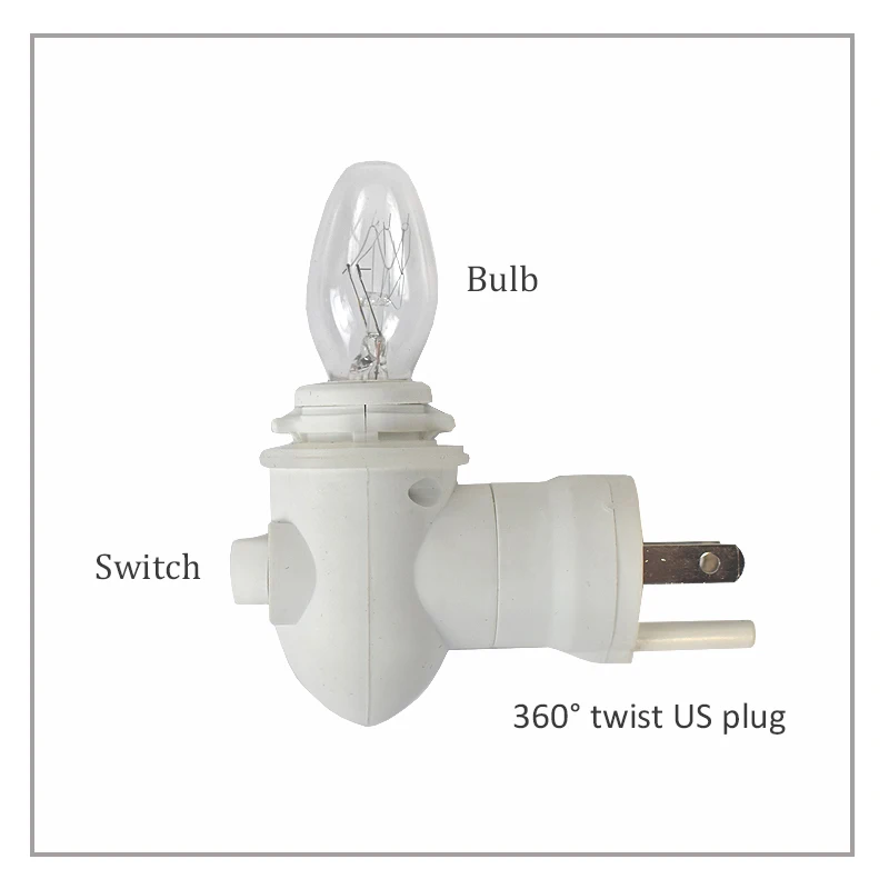 white elegant night light oil burner plug in ceramic candle warmer soy wax melter incense burner for aromatherapy