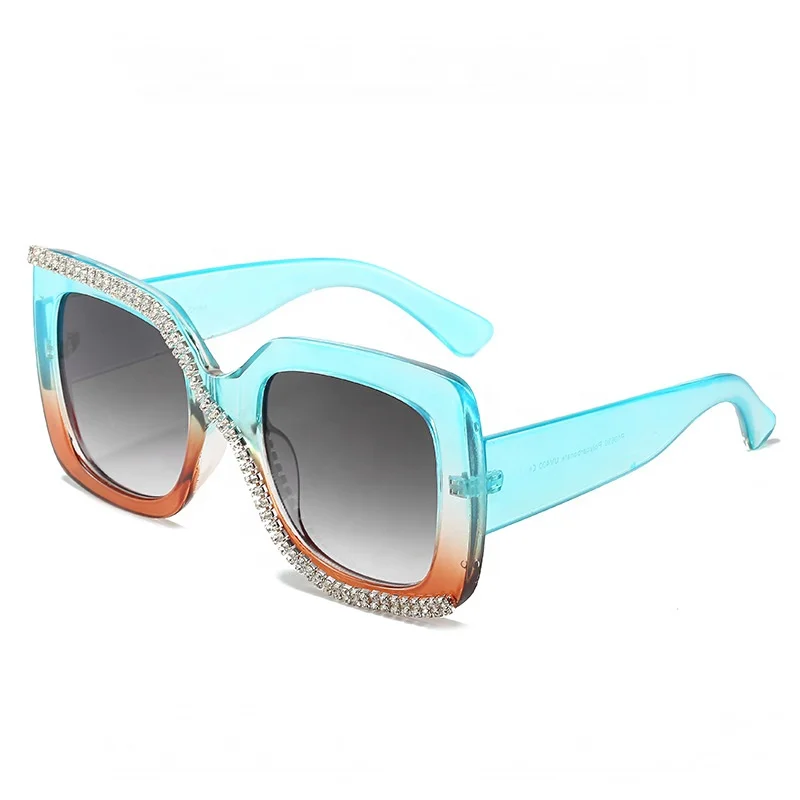 
diamond studded sunglasses oversized eyeglasses rhinestone diamonds bling sun glasses luxury sunglasses for men and women 