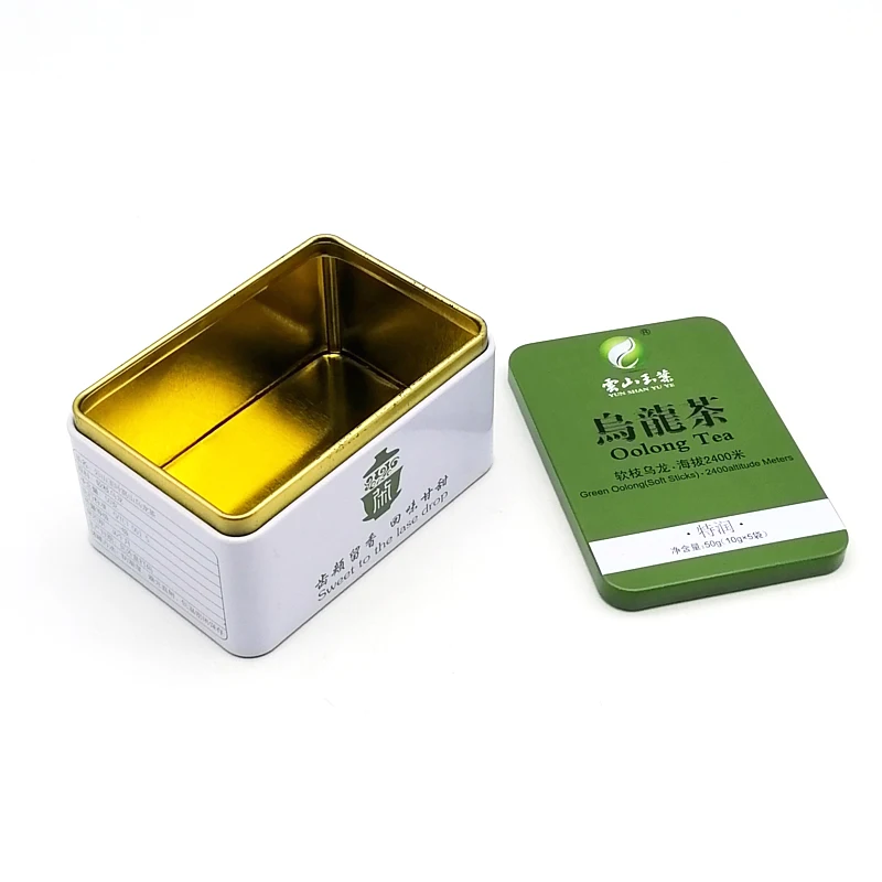 high quality Oolong tea tin ginger tea metal box antioxidant fruity Berry box