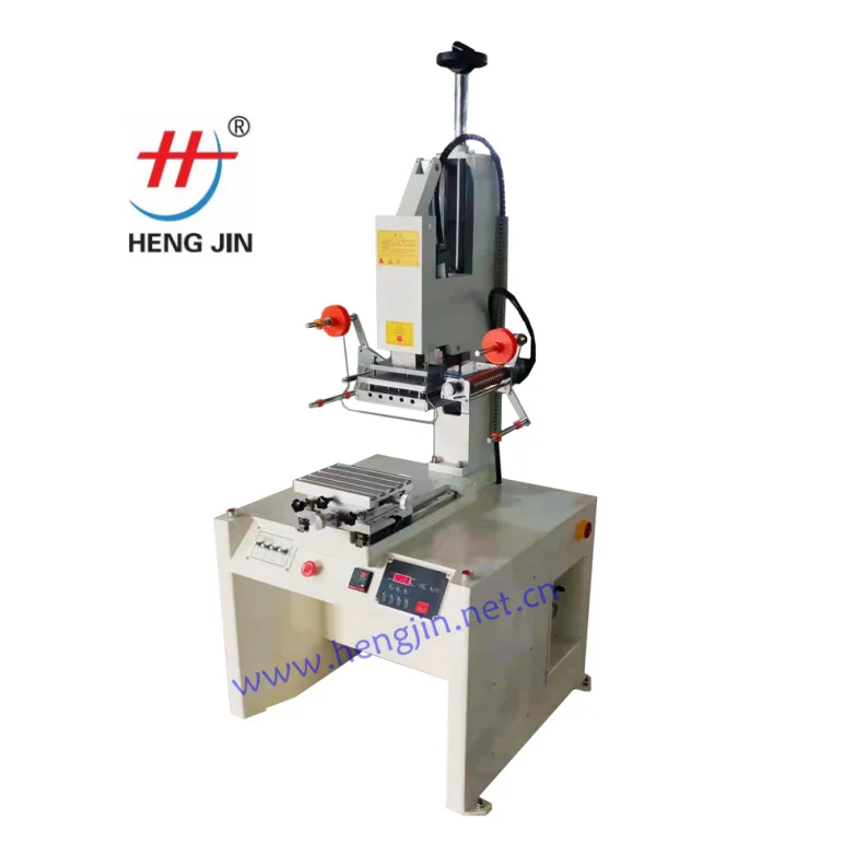 Golden foil silver logo hot stamping machine Cosmetic gift
