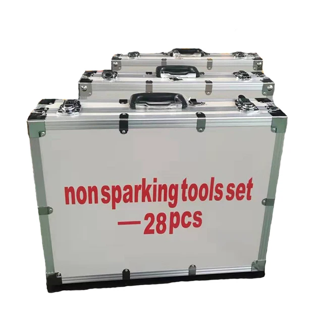 Non sparking factory spark free hand tools 28pcs set