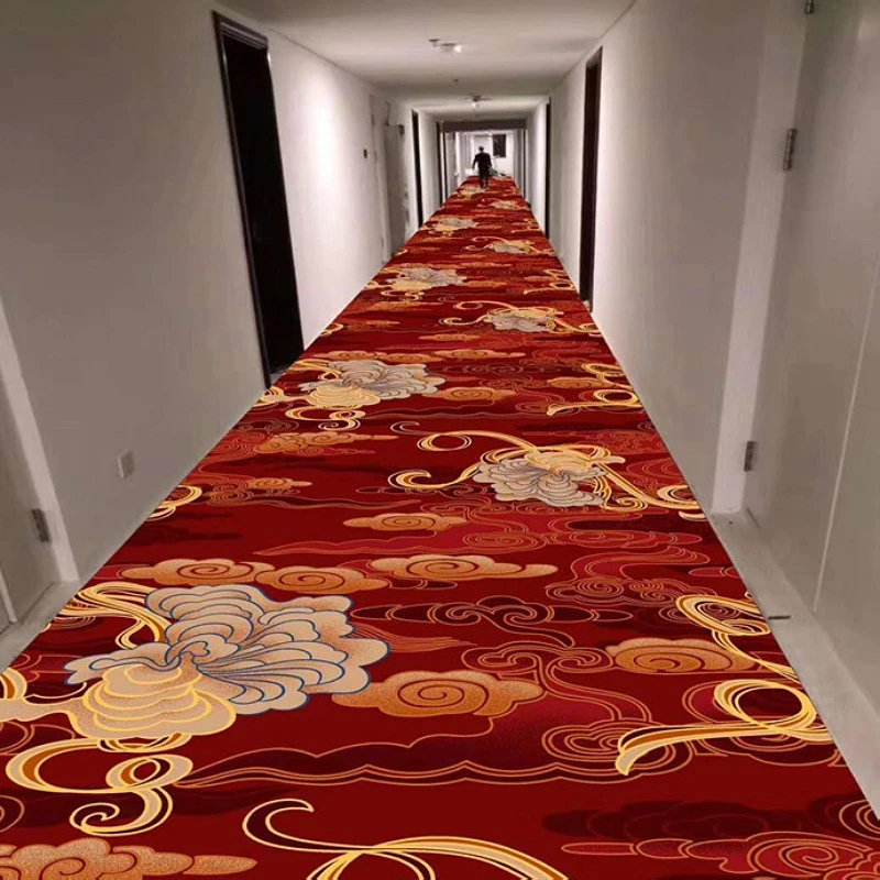 Loop Printed Fireproof Carpet Banquet Room Wedding Hall Theater Hotel Wall To Wall Luxury Modern Design 3D Carpet Rugs