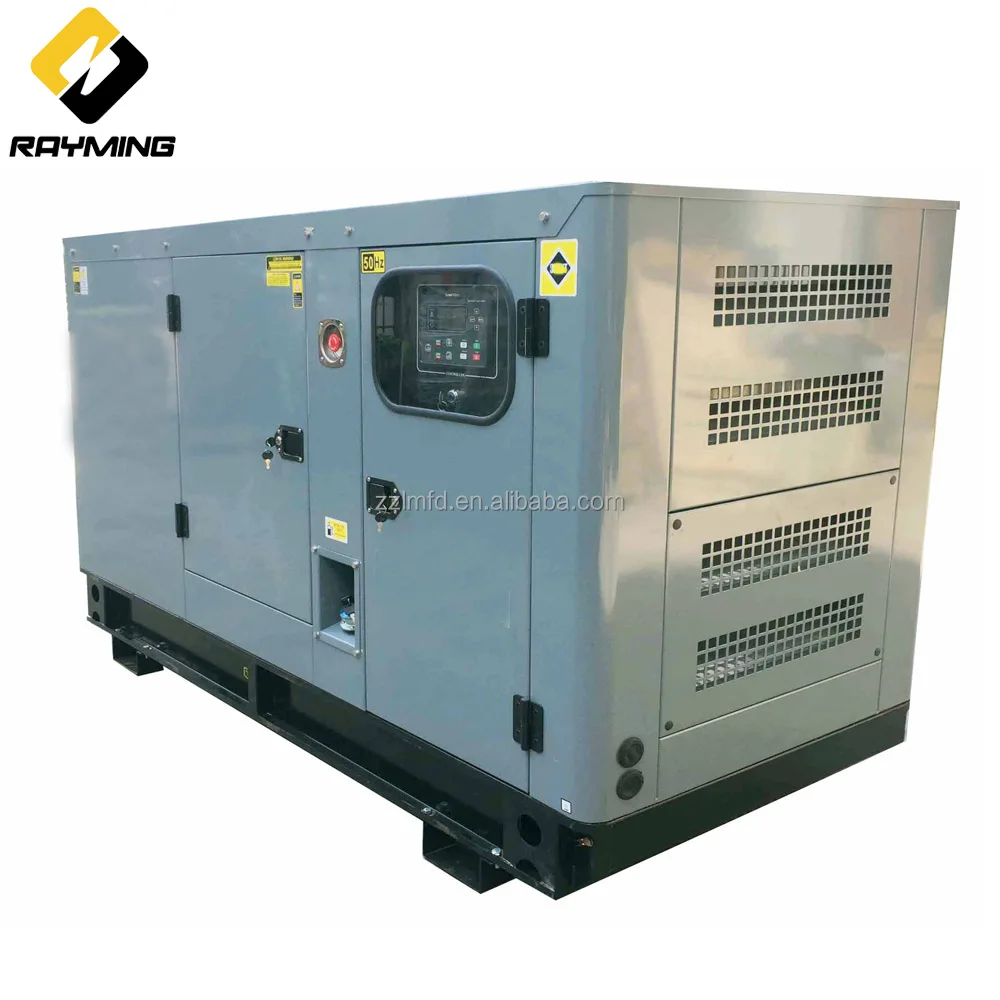 High quality factory price 50kw 100 kw soundless silent type generator with Stamford alternator motor 125 kva power generators