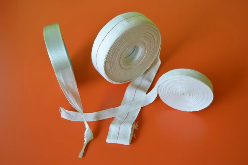 Wholesale bulk yarn fiberglass heat sealing tape for pipe wrapping and furnace thermal insulation