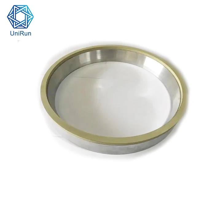 Round Abrasive Pencil Diamond Resin Flat Bevel Edge Grinding Polishing Wheel For Glass Edging Machine