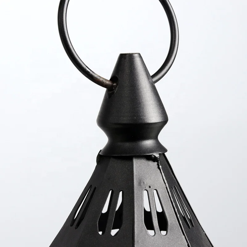 Moroccan Candle Lantern For Home Decor Colored Glass Antique Metal candle lanterns Indoor And Outdoor Garden use Lanterns.