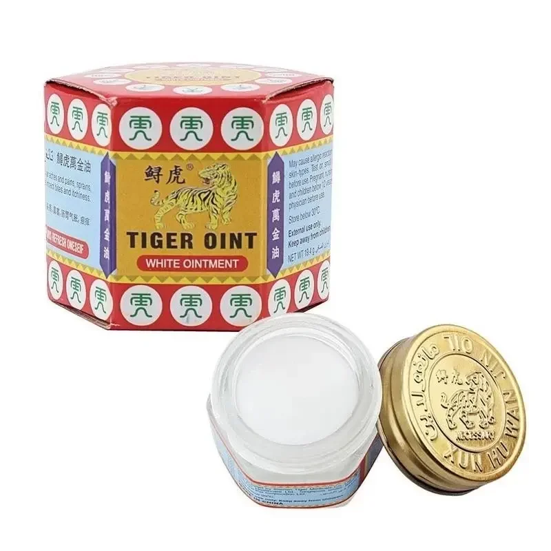 2021 New Hot Selling Skin Muscle Pain Relieving Balm Dizziness Essential Oil Red White Tiger