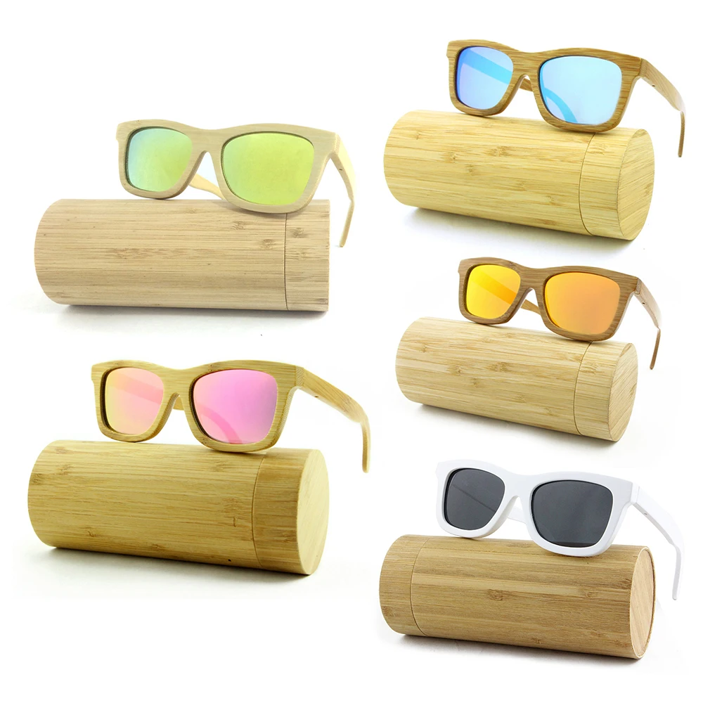 Adult men women handmade sunglass wood real bamboo sunglasses custom baby toddler size sun glasses