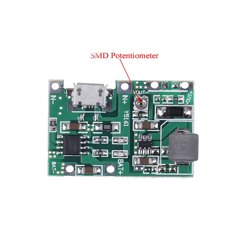 Lithium Li-ion 18650 3.7V 4.2V Battery Charger Board DC-DC Step Up Boost Module