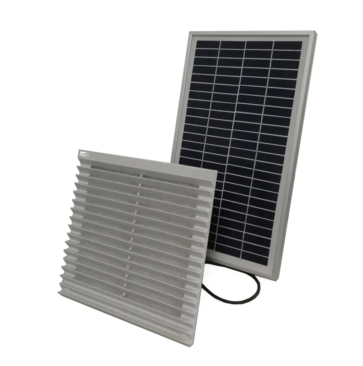 10w solar exhaust ventilation  fan for cabinet , container house , shed
