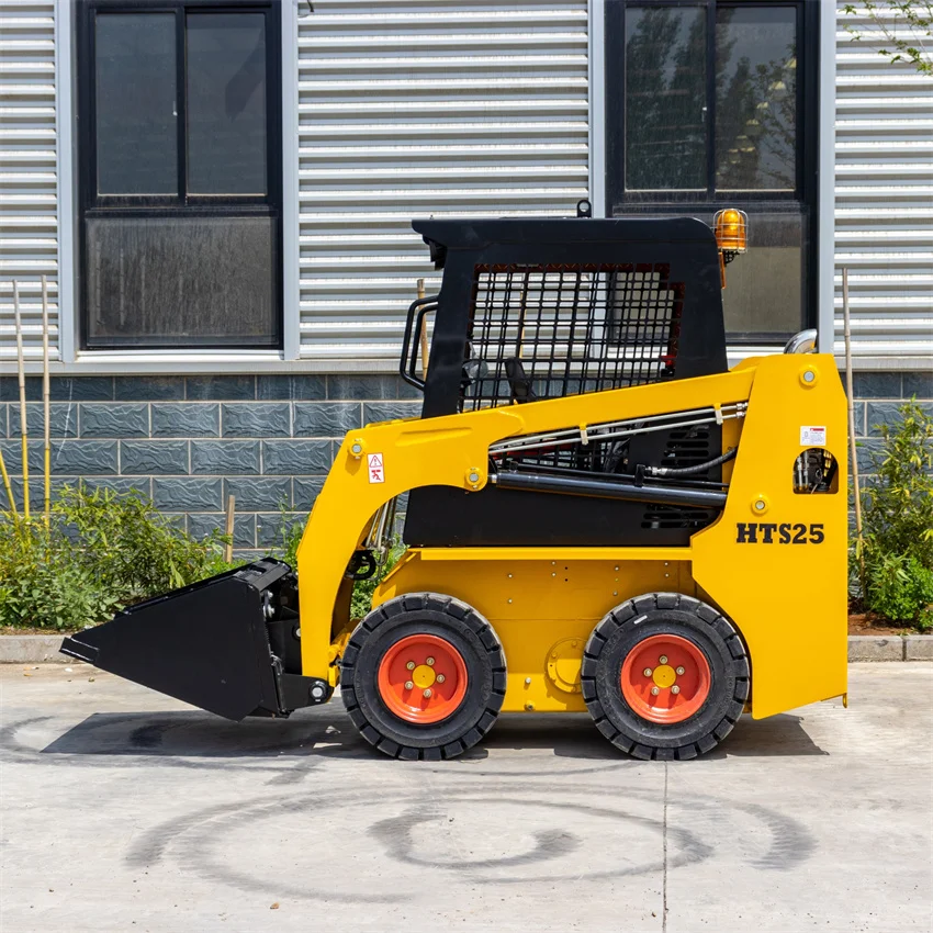 China Factory Direct Mini Skid Steer Loader with High Quality Good Price Front Loader and Core Components-Engine and Pump