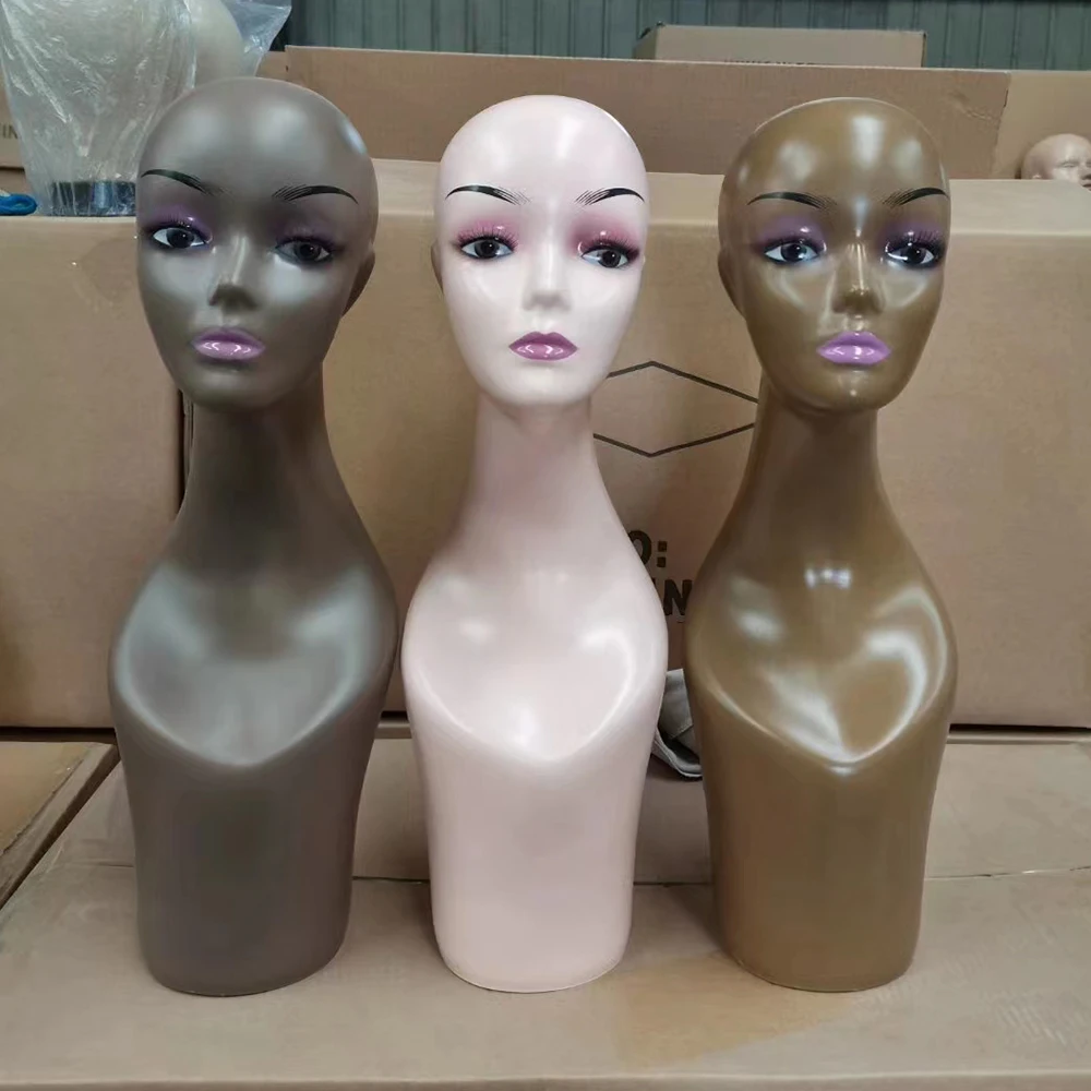 Подставка Maniquine дисплей с открытыми плечами и без Плеч манекен для наращивания волос парика