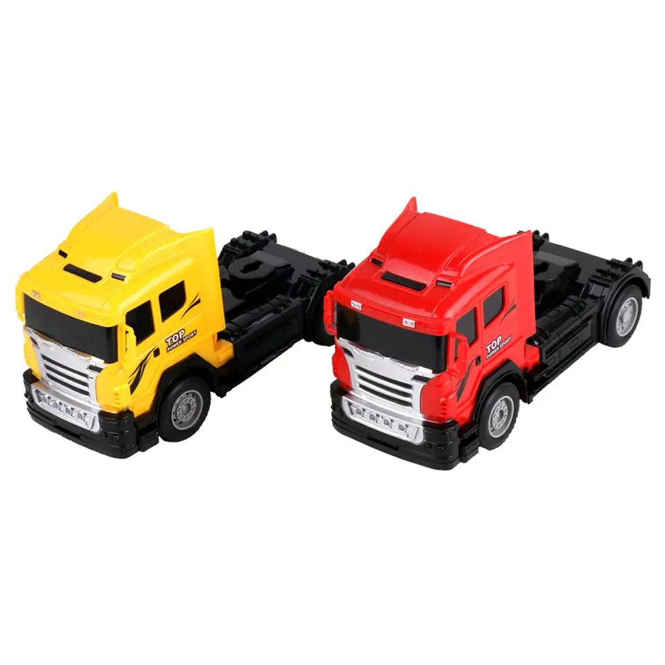New Arrival Heavy Load Radio Control Toys Trucks Crane Car Rc 4 CH Container Truck Crane Made In China With Light
