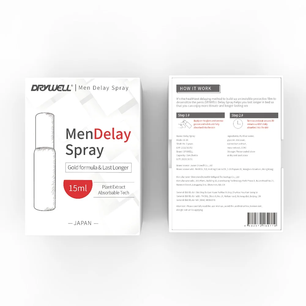 Лидер продаж, секс-товары DRYWELL, спрей для продления полового акта для мужчин, без побочных эффектов