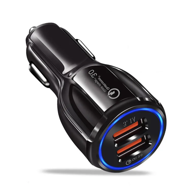  Быстрая зарядка QC 3 0 автомобильное зарядное устройство для iphone и Samsung Usb