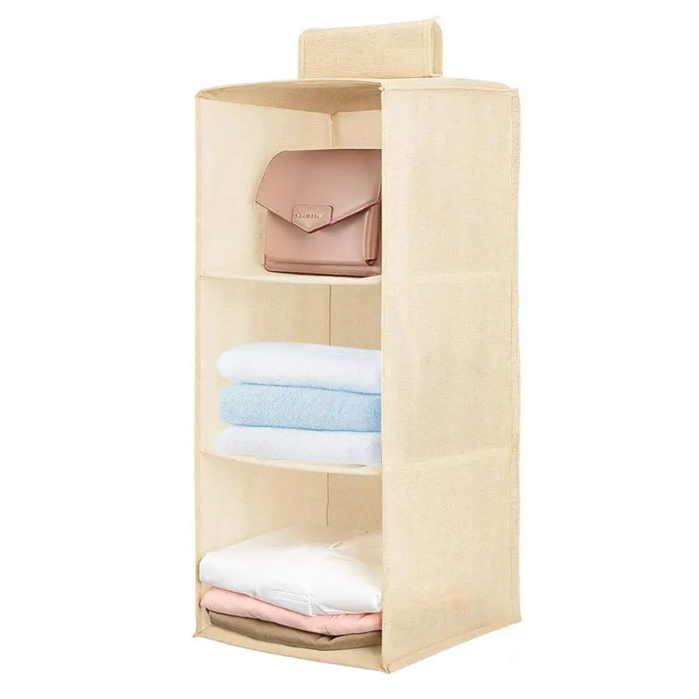Customized Collapsible clothes Storage Wardrobe shelf Organizer Fashion Hanging  Closet Organizer