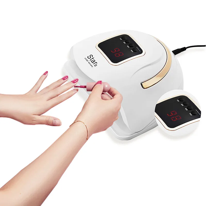 2021 hot selling Professional 72W UV LED Nail Lamp UV Quick Dryer gel nail polish lamp Nails Gel Light Beads for manicure