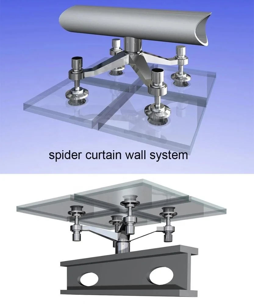 
High Quality Structural Aluminum Frame Glass Curtain Walls 