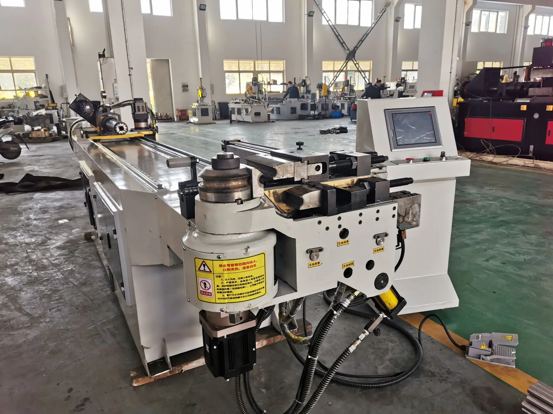 DW-50 ЧПУ автоматический CNC руководство electricbar оправки медный профиль многофункциональный гидравлический трубогиб с ПЛК для гибки труб производен в