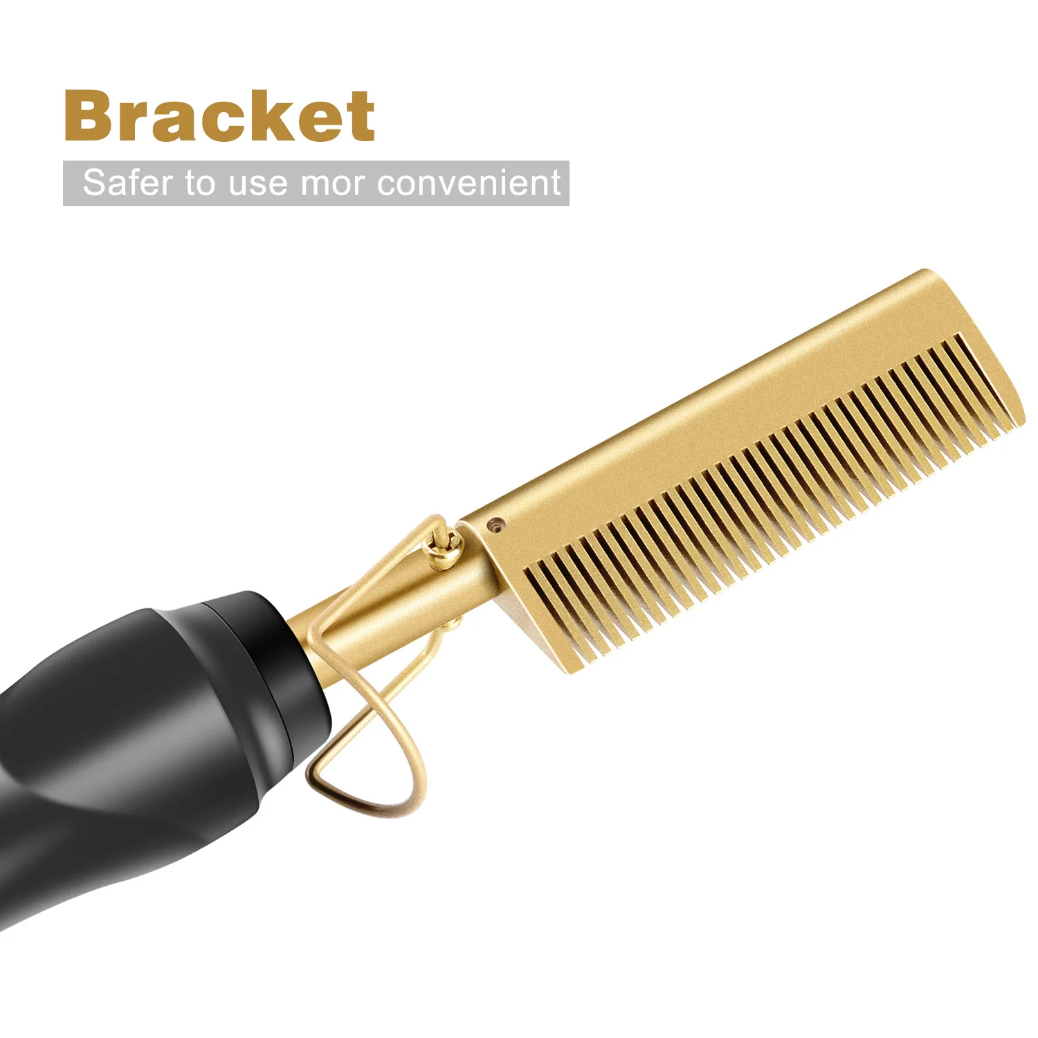 Hot Comb Hair Straightener Brush Ceramic Curling Press Comb Flat Iron Curlers Designed Hair Hot Comb