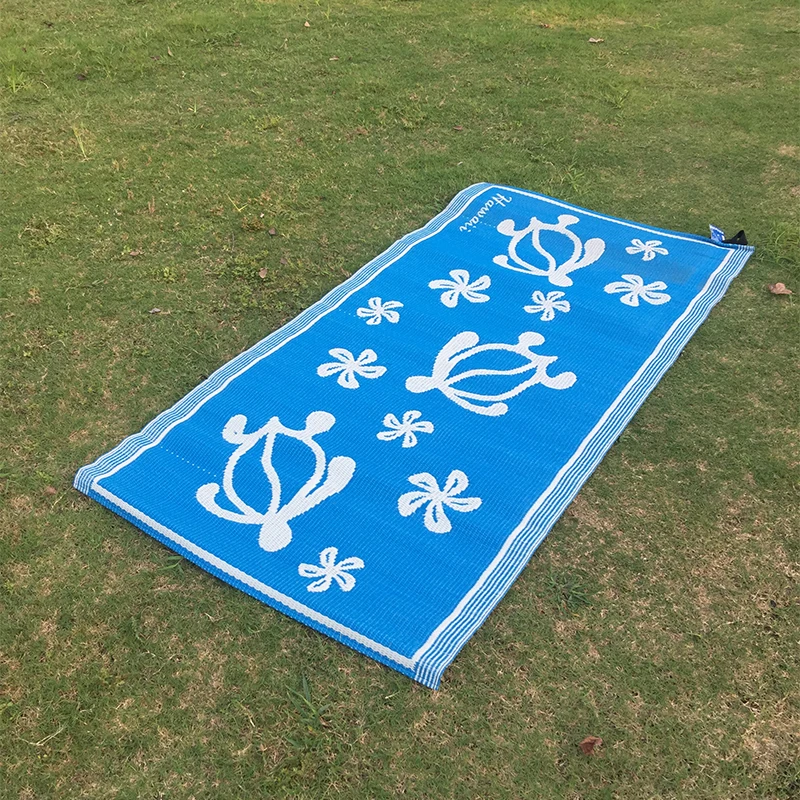 Woven Camping Beach Picnic Mats Plastic