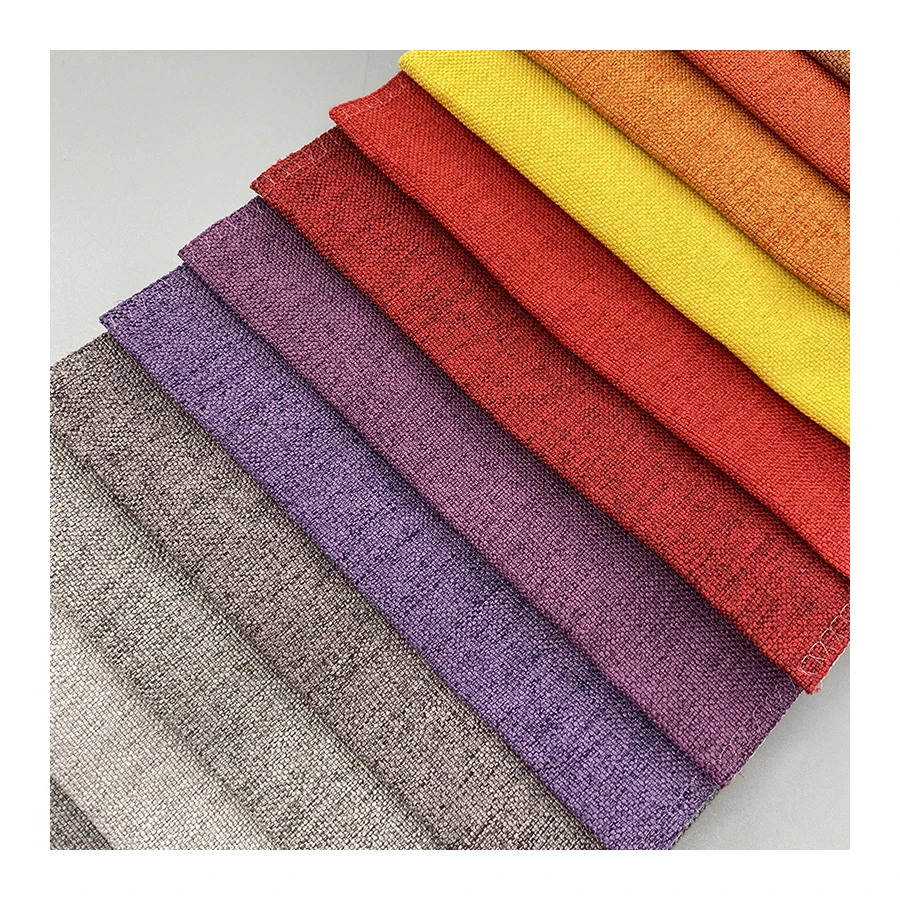 Professional Manufacturer Supplier High Quality Linen Look Fabric Home Textile Fabric