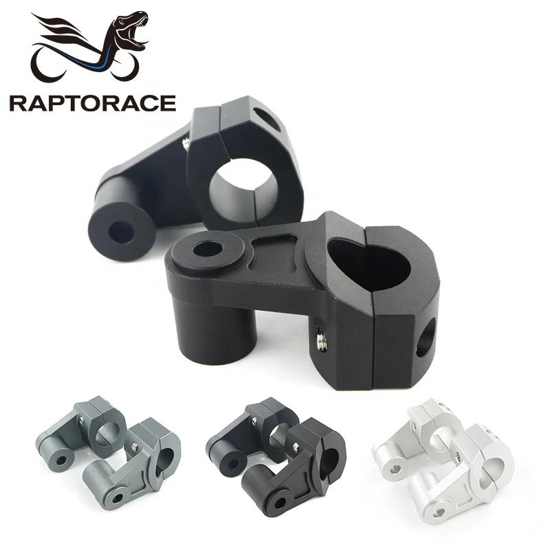 Raptorace 7/8' 22.2mm 1' 25.4mm 1 1/8' 28.6mm 1 1/4' 31.8mm 32mm Aftermarket Handlebar Riser Clamp CNC Machine 6061 Aluminum