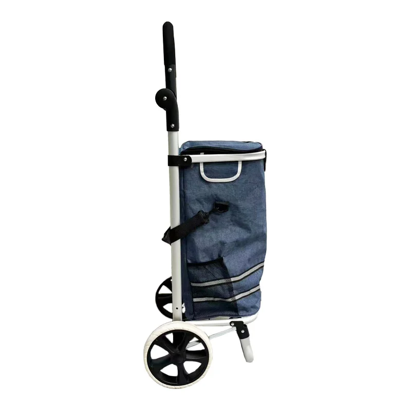 2023 new waterproof fabric custom high quality grocery cart hand trolley bag shopping bag