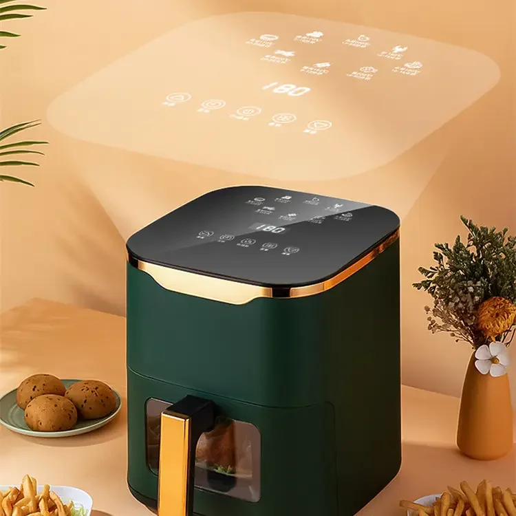 Seller Electric Digital Led Touch Screen Healthy Cooking Air Deep Fryer Oil Free Air Fryer Oven Electric Deep Fryer