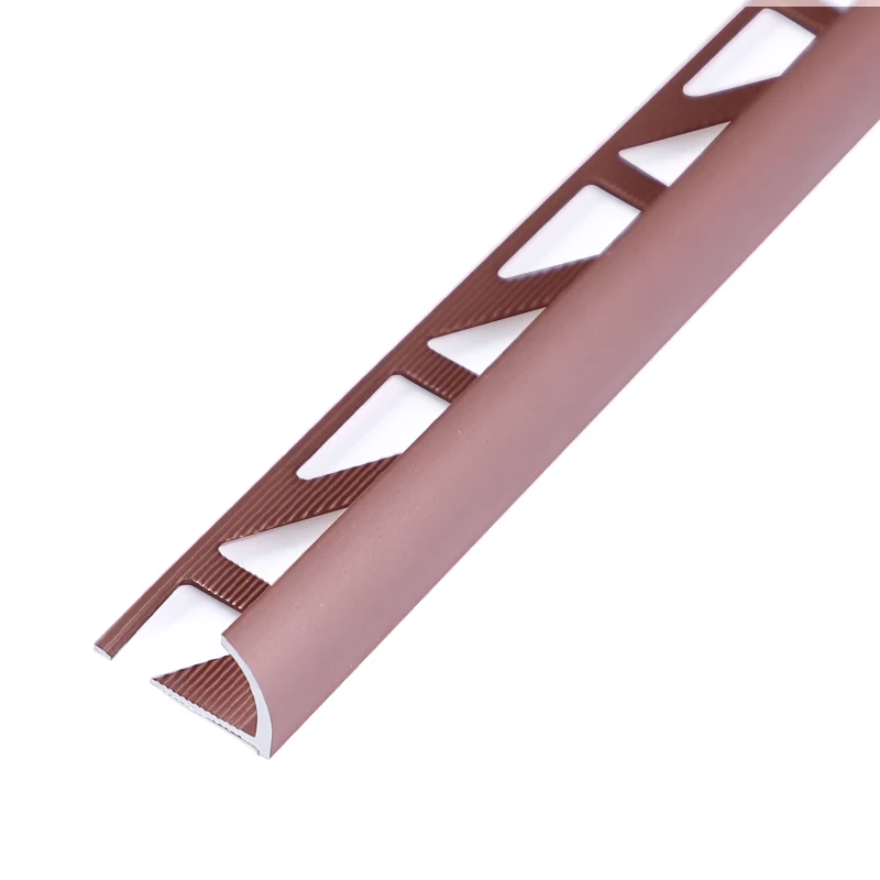 FSF Factory Tiles Outside Arc Corner Angle Profile External Wall Decoration Tile Corner Protector Aluminum Edge Finishing Trim