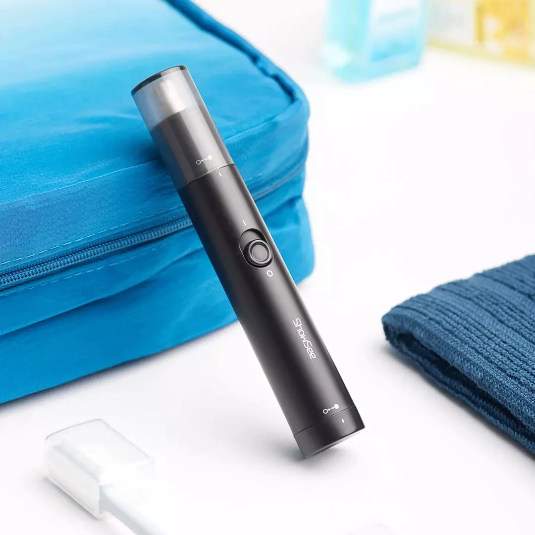  Showsee Electric Shaving Nose Hair Trimmer Professional Safety Face Care For Men Removal Razor Cleaning