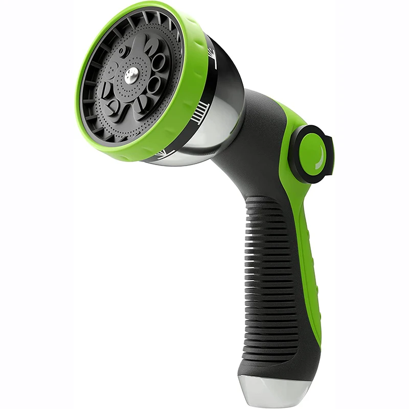 Flexible Garden Hoses Sprayer Quick Connector Adjustable 10 patterns Thumb Control Ergonomic Handle Garden Hoses Nozzle Sprayer