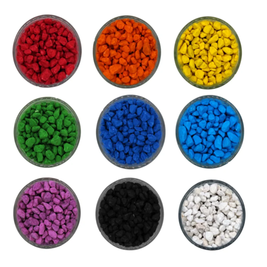 Aquarium Fish Tank Decorative Coloured Aggregates Gravel Sand Pebbles Stones