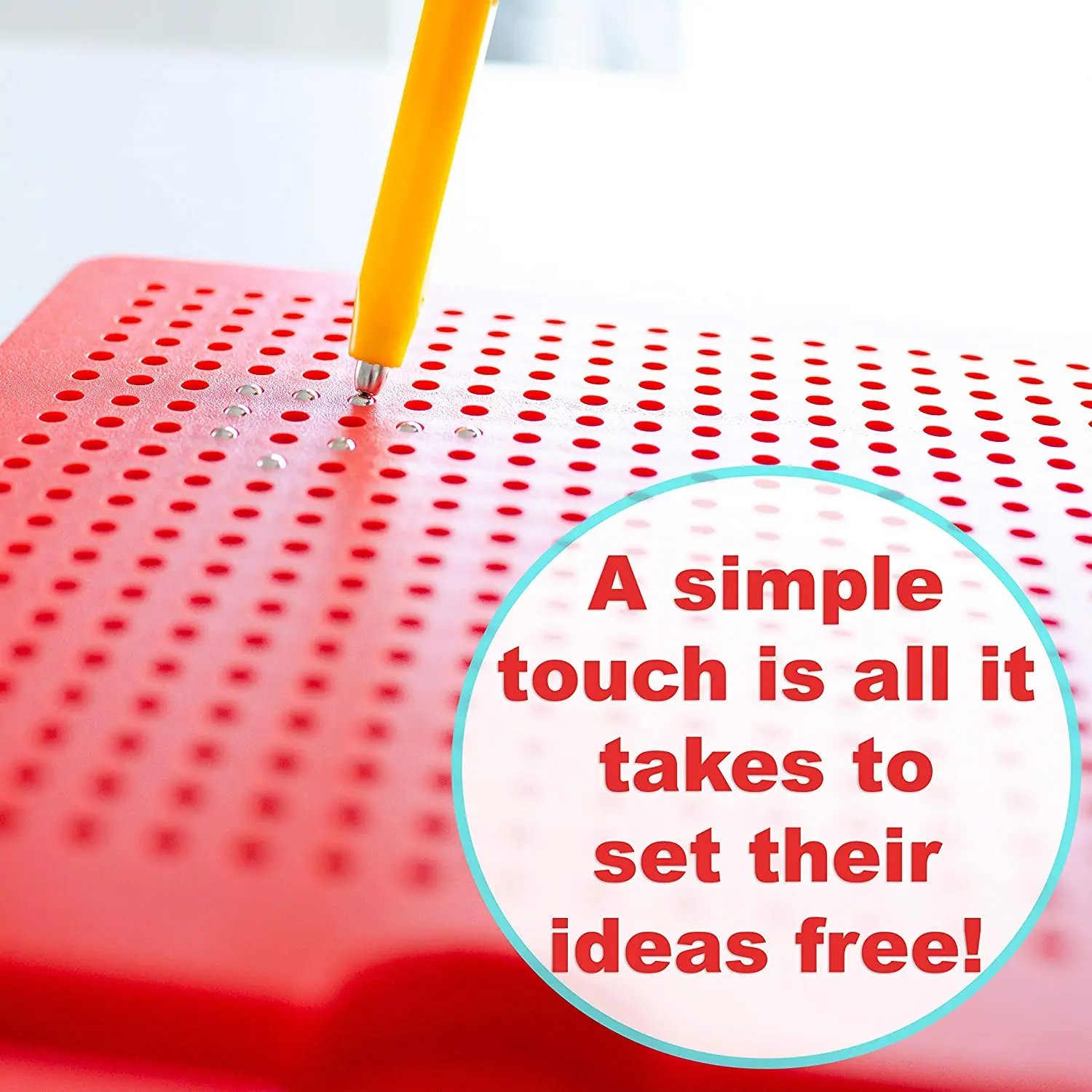 Magnetic Drawing Board with 380pcs Toy for Creative Drawing