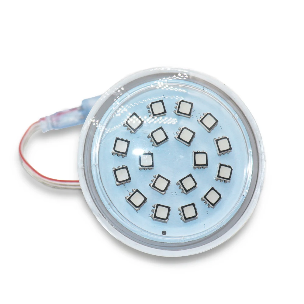 Waterproof 60mm 5050 Christmas LED Pixel Lights DC24V 18 SMD Permanent Pinot Lights for Theme Parks