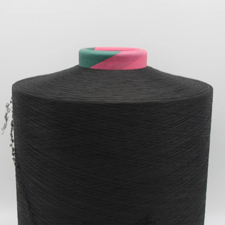 
DTY 36F75D+20D Spandex Air Textured Yarn Covered Acy Polyester Dty With Spandex Yarn 