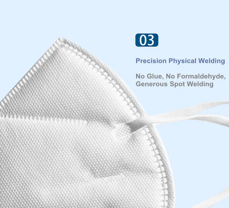 Custom Kn95 Mask cubrebocas-kn95 Color Ce Certified Approved 5 Layer Cup Dust
