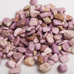 Wholesale natural healing Ziyun mother crystal tumbling gravel stone