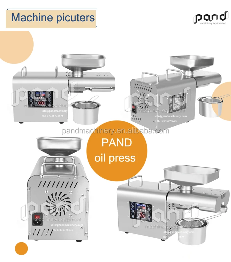 K28 5~8kg/hr Household Mini screw sunflower seed oil press expeller extract machine