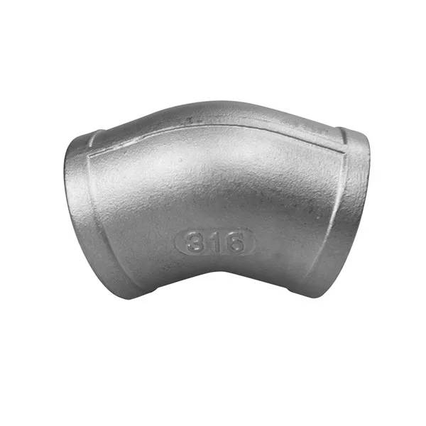 Plumbing Fittings 45/90 degree Elbow Stainless Steel 304 316 Elbow Fittings NPT BSP Thread Elbow