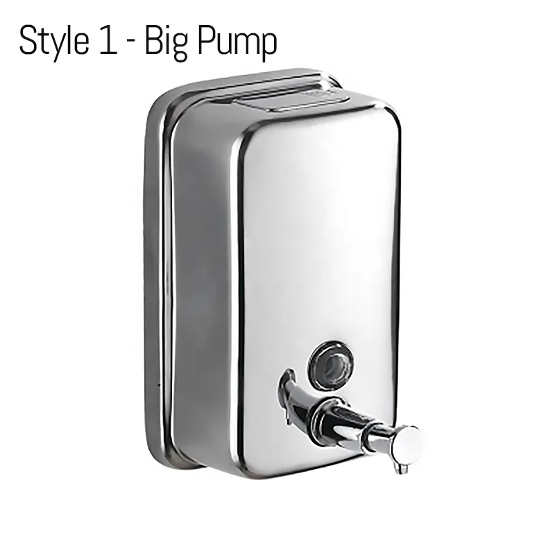 304 Stainless Steel  Wall Mounted Soap Dispenser Liquid Hand Wash Dispenser