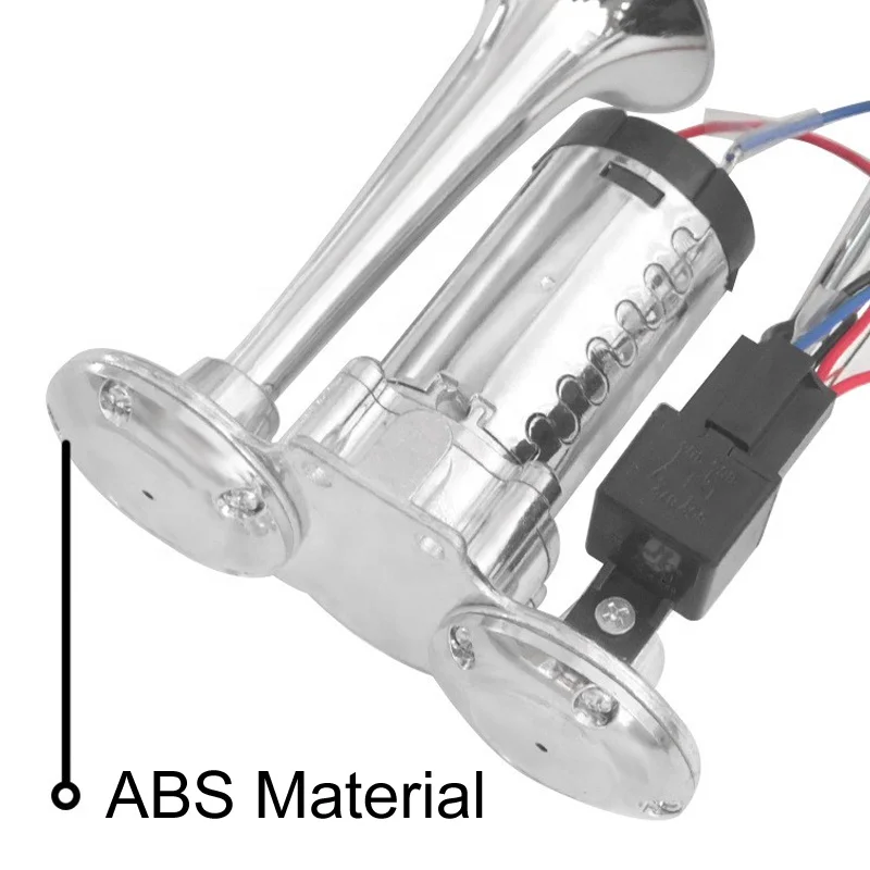 21.5x15.5x7.1 cm Universal 12V 24V 600dB Dual Tone Car Air Horn Kit Super Loud Trumpet Compressor For Motorcycle Car Boat Truck