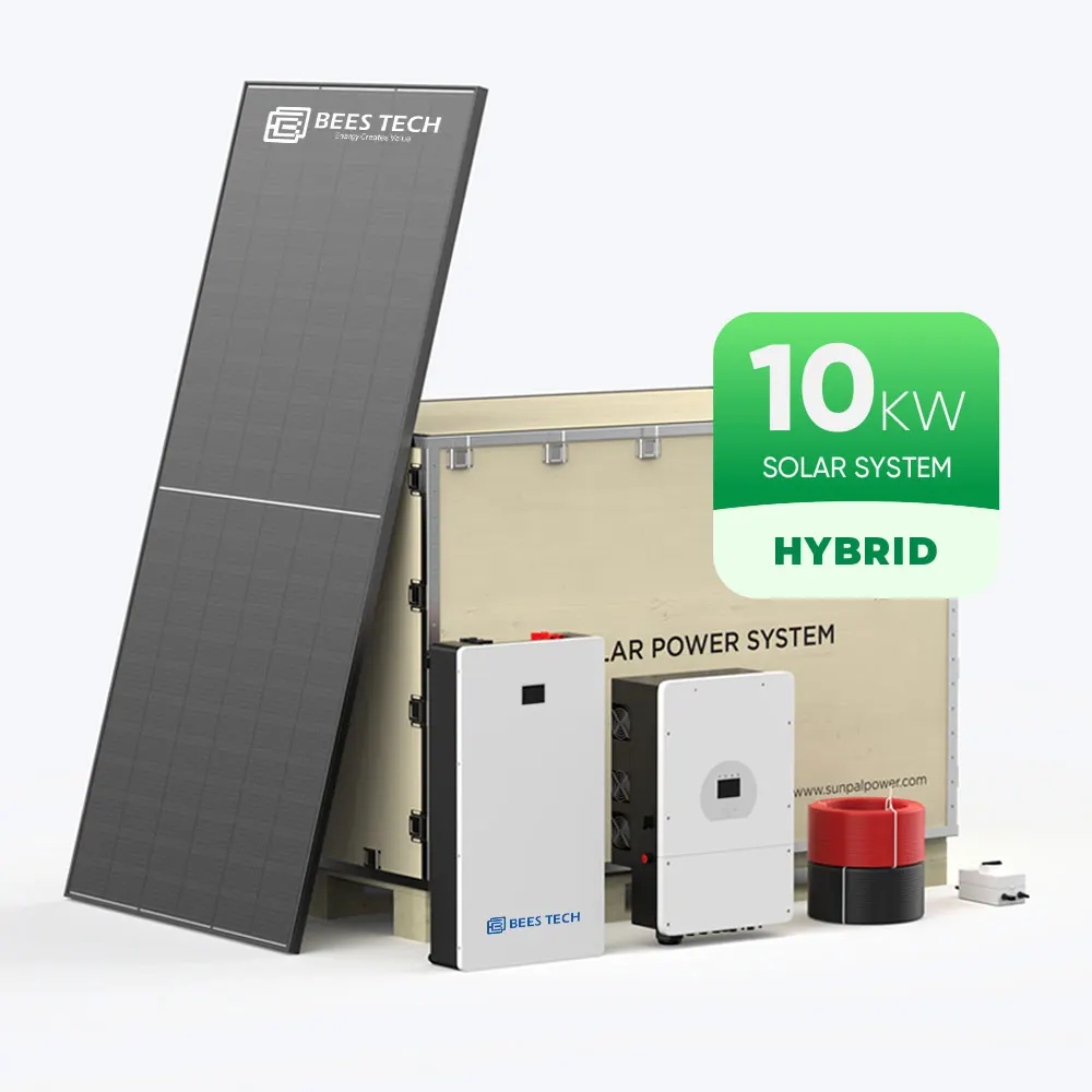 Hybrid Kit Solar Energy All in One Complete Photovoltaic System Home China 10 Kw Generator