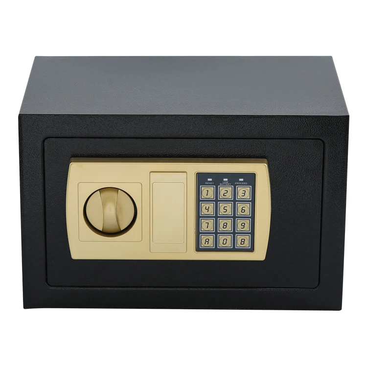 Mini safe box for money  hotel deposit security smart cash mini key small safe box