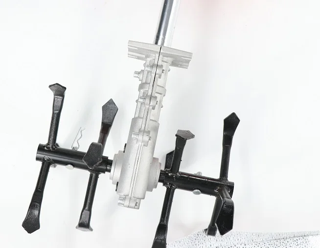 
gasoline petrol grass trimmer brush cutter tiller head attachment weeder tiller cultivator head 