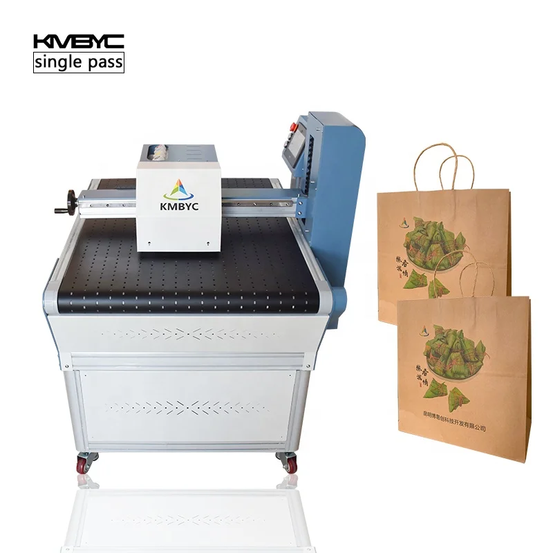 Kraft Bags Printing Machine Single Pass Printer Digital Color Paper Bags Printing Machine
